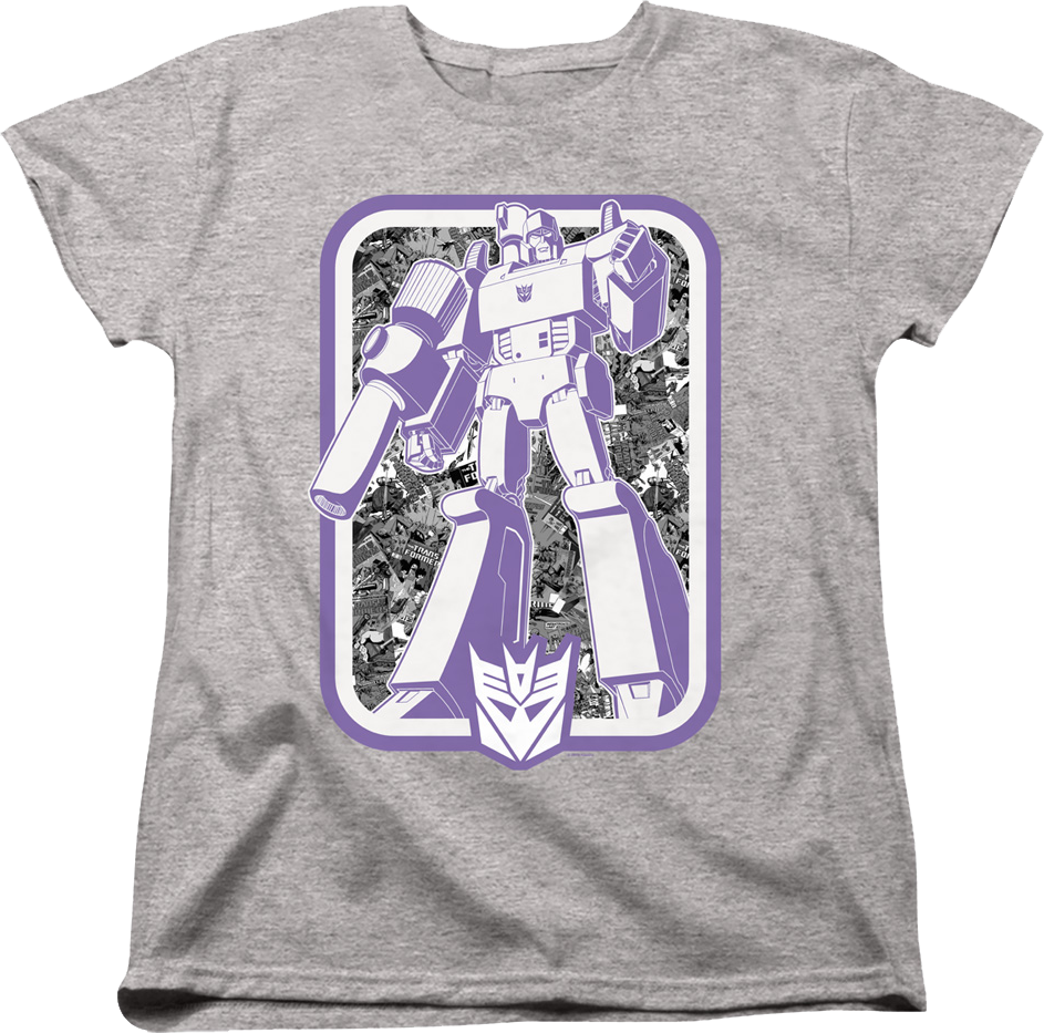 Womens Decepticons Leader Megatron Transformers Shirt product image 1