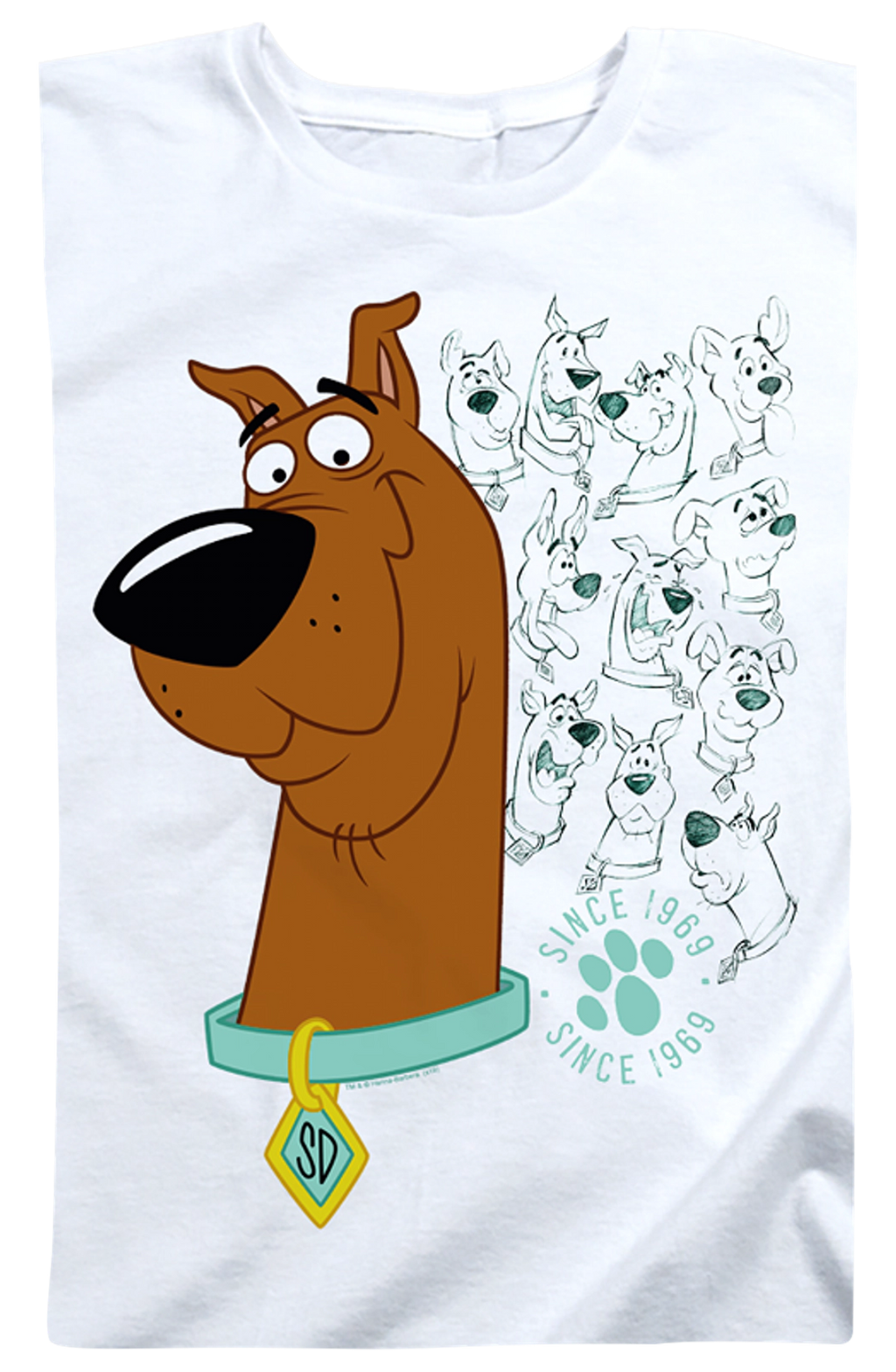 Womens Evolution Of Scooby-Doo Shirt product image 2