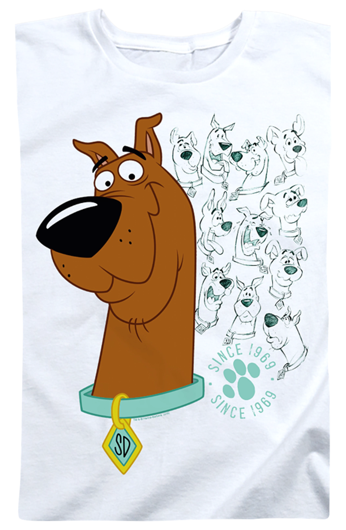 Womens Evolution Of Scooby-Doo Shirt product image 2
