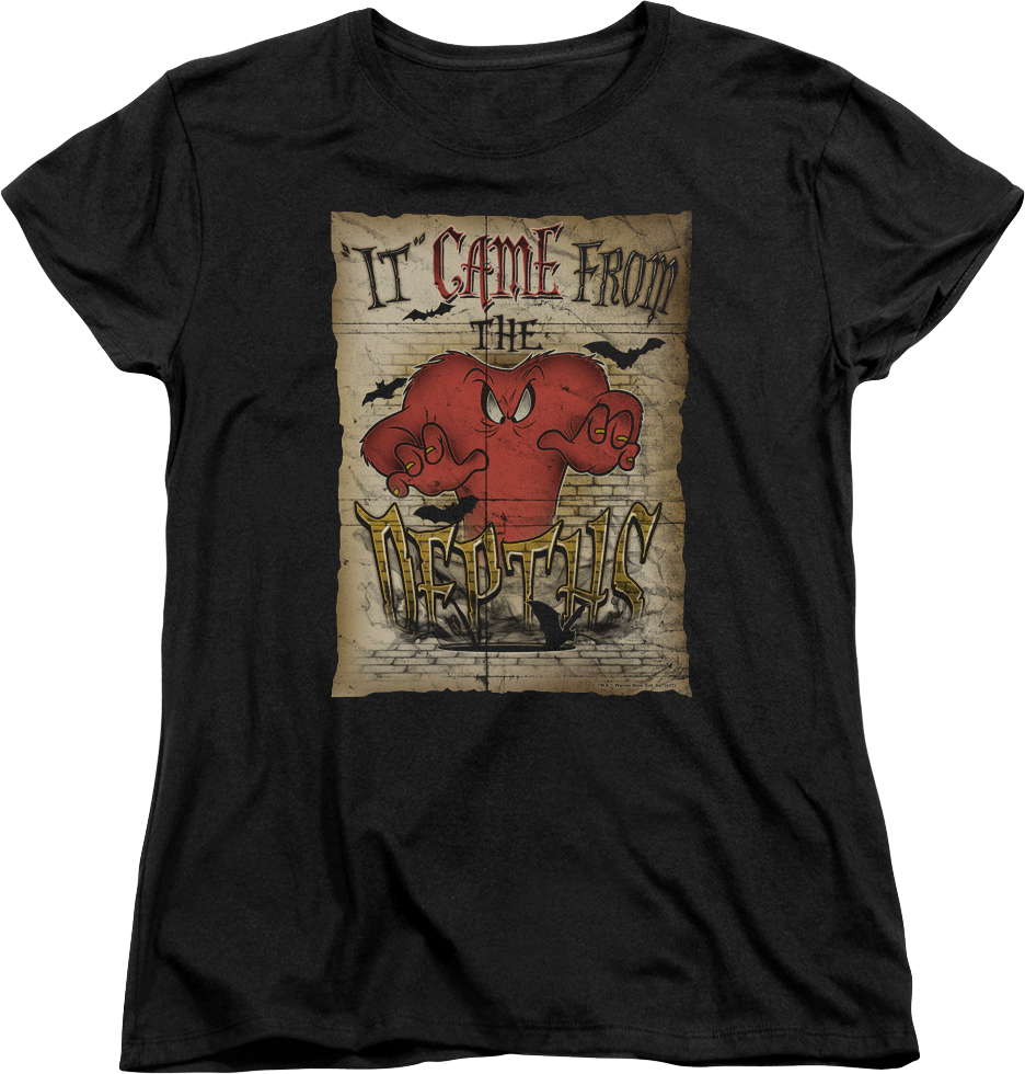 Womens Gossamer From The Depths Looney Tunes Shirt product image 1