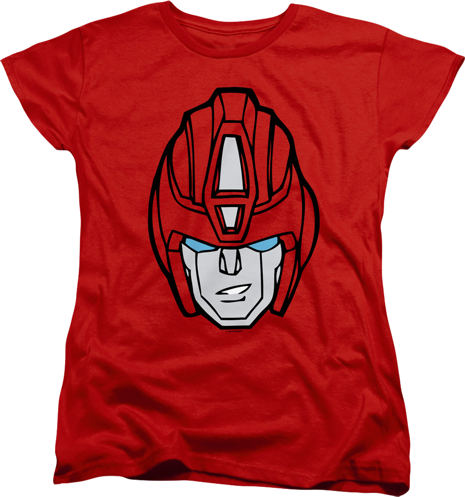 Womens Hot Rod Head Shot Transformers Shirt product image 1