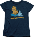Womens I Don't Do Mornings Garfield Shirt product image 1