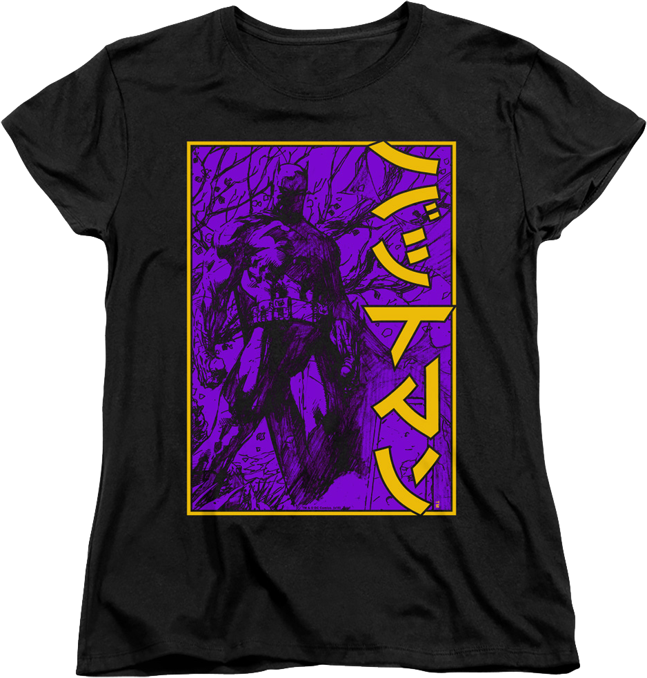 Womens Japanese Batman Shirt product image 1