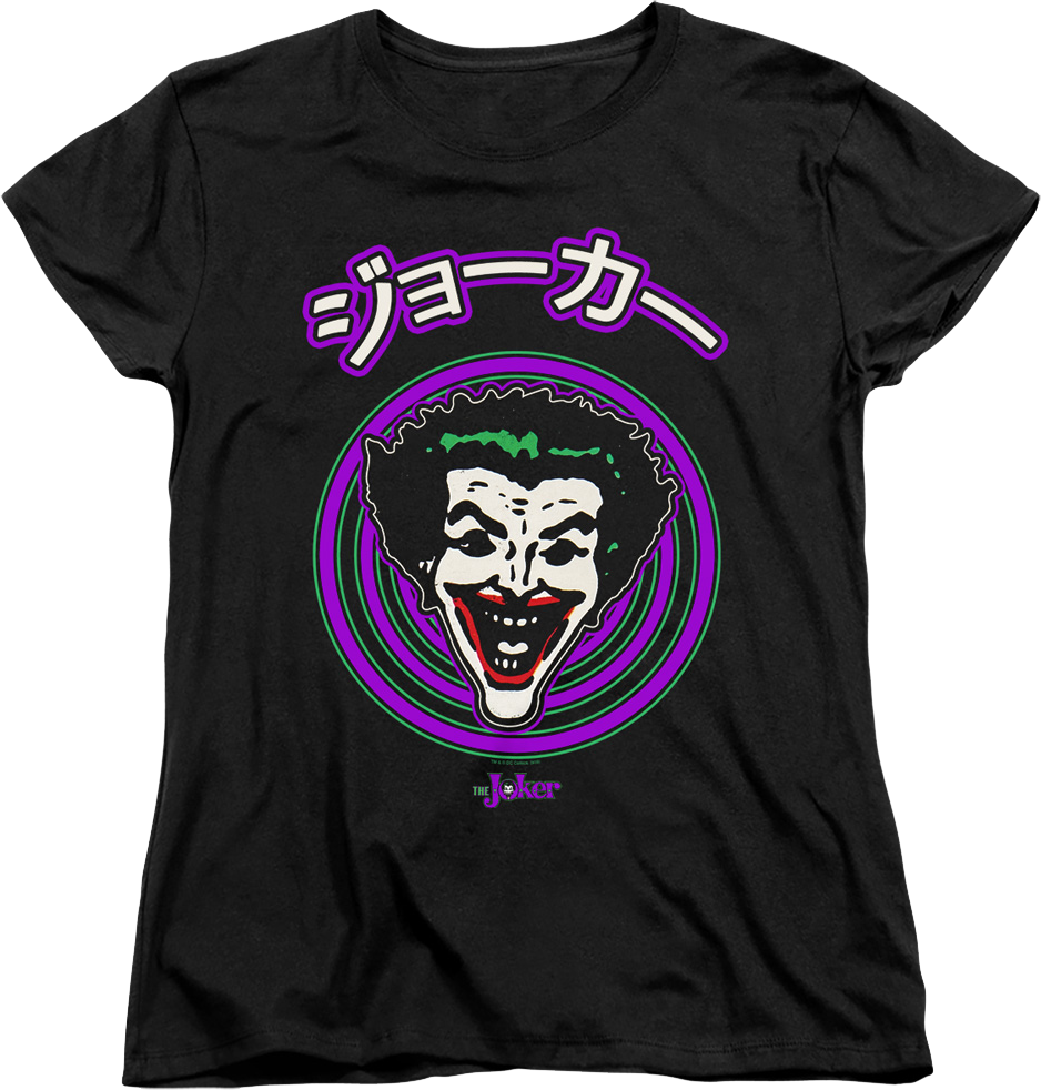 Womens Japanese Joker DC Comics Shirt product image 1