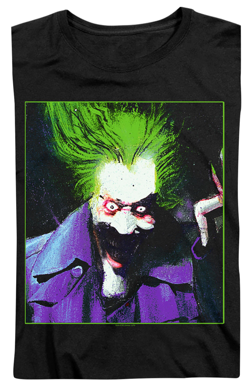 Womens Joker Painting DC Comics Shirt product image 2