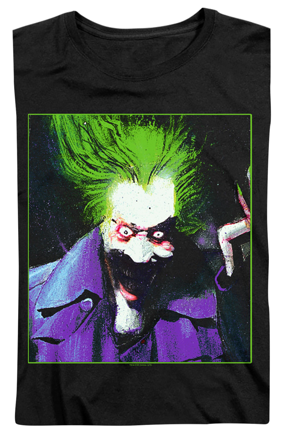 Womens Joker Painting DC Comics Shirt product image 2