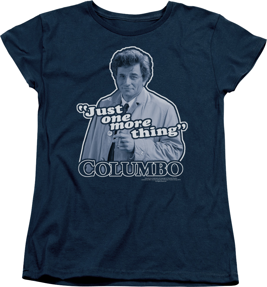 Womens Just One More Thing Columbo Shirt product image 1