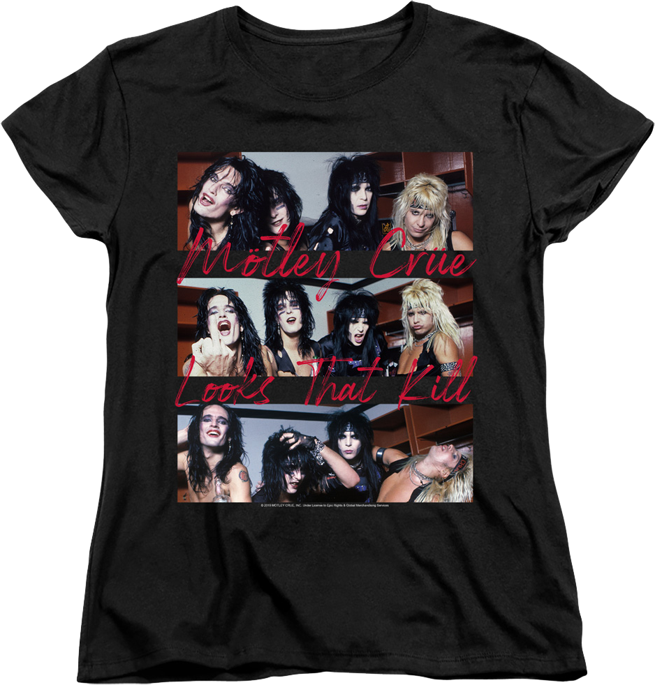 Womens Looks That Kill Motley Crue Shirt product image 1