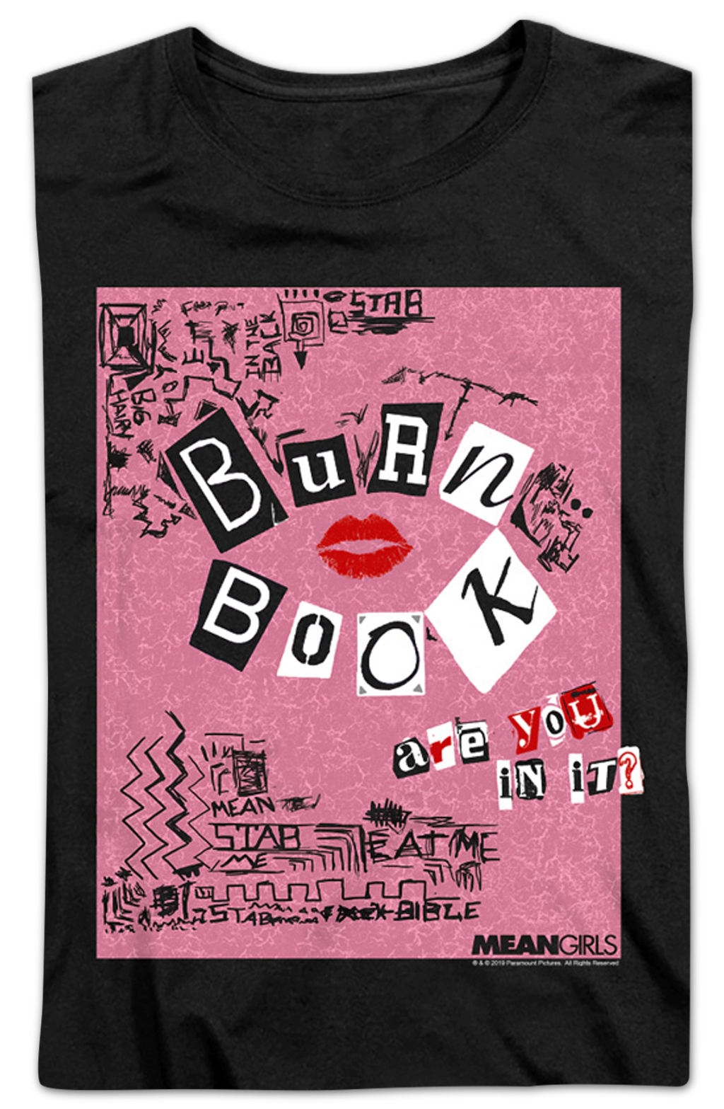 Womens Mean Girls Burn Book Shirt product image 2