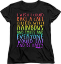 Womens Mean Girls Cake Filled With Rainbows Shirt product image 1