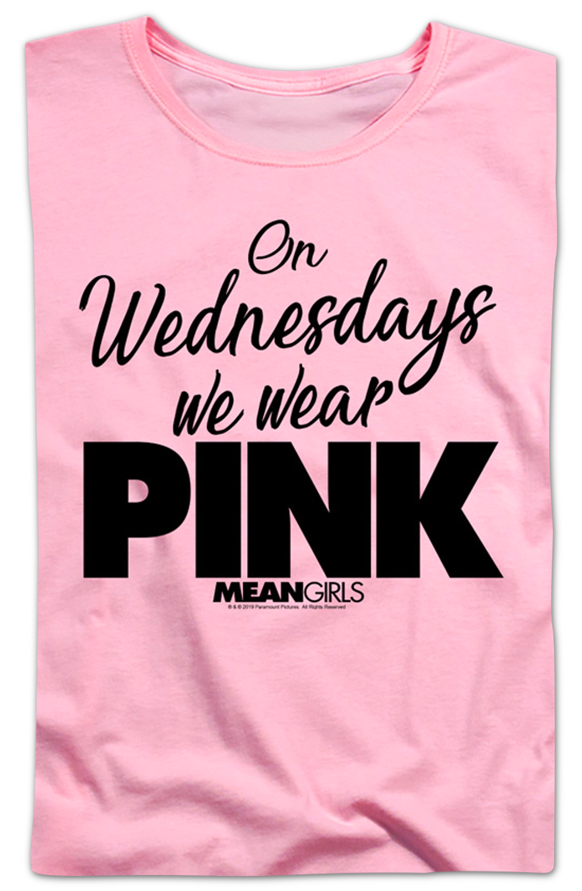 Womens Mean Girls On Wednesdays We Wear Pink Shirt product image 2
