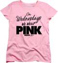 Womens Mean Girls On Wednesdays We Wear Pink Shirt product image 1