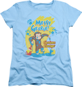 Womens Messy Curious George Shirt product image 1