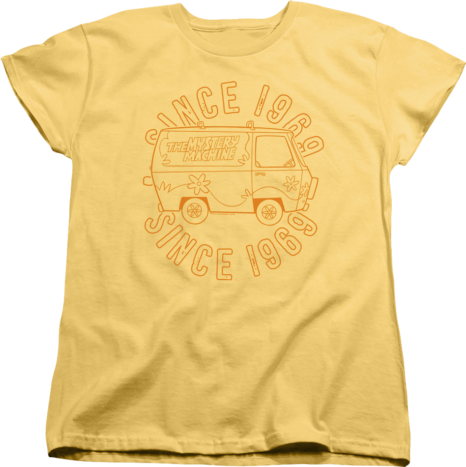 Womens Mystery Machine Since 1969 Scooby-Doo Shirt product image 1