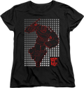 Womens Optimus Prime Grid Transformers Shirt product image 1