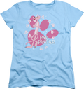 Womens Paw Prints Pink Panther Shirt product image 1