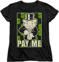 Womens Pay Me Monopoly Shirt product image 1