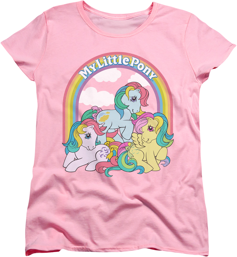 Womens Pink My Little Pony Shirt product image 1