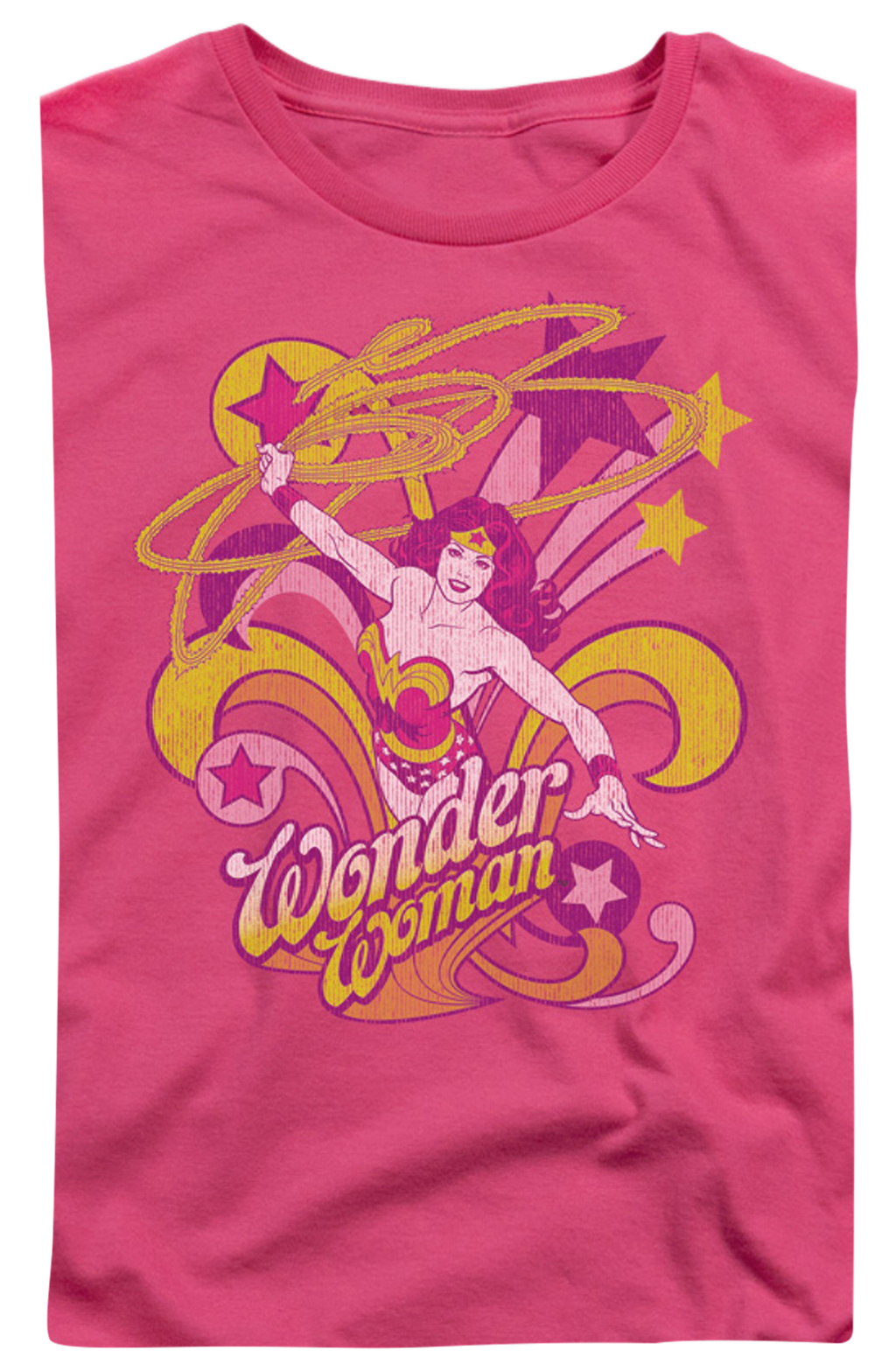 Womens Pink Wonder Woman Shirt product image 2