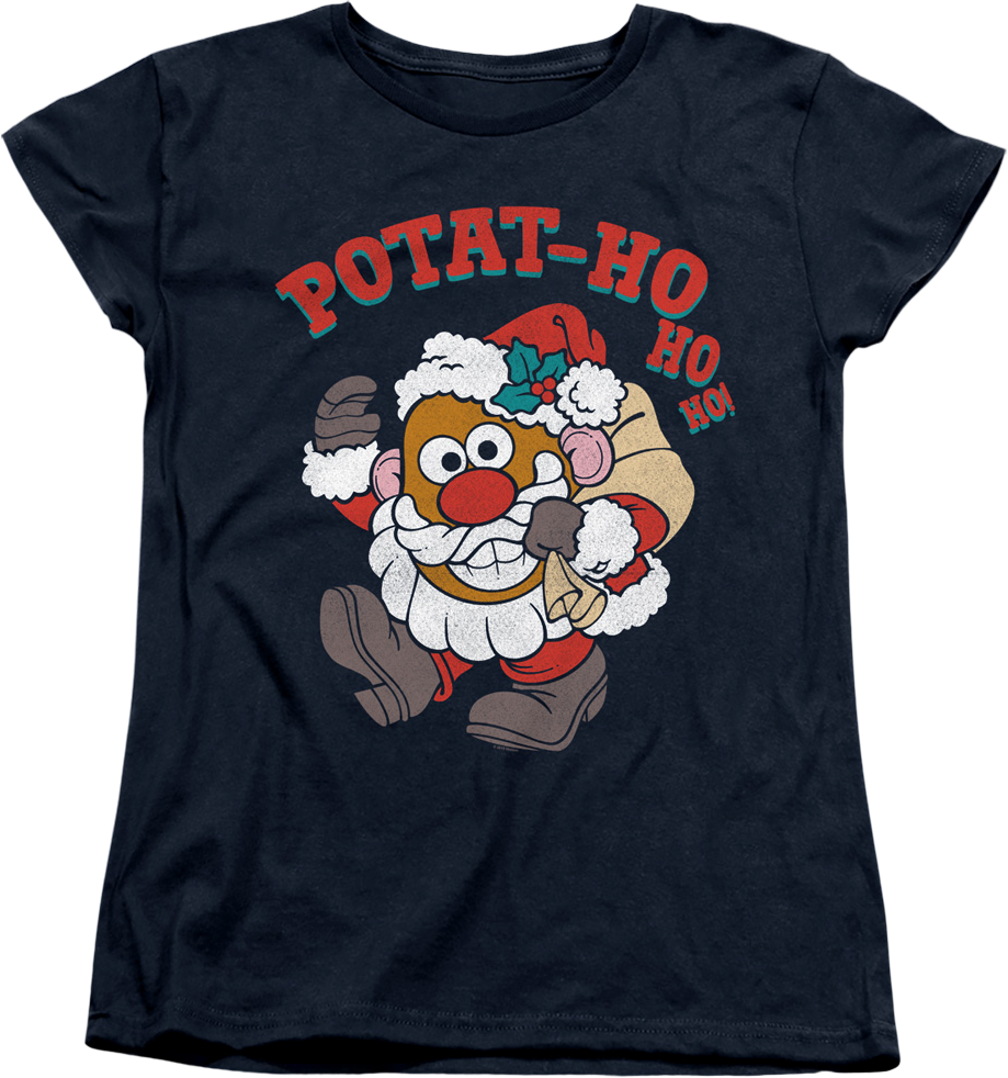Womens Potat-Ho-Ho-Ho Mr. Potato Head Shirt product image 1