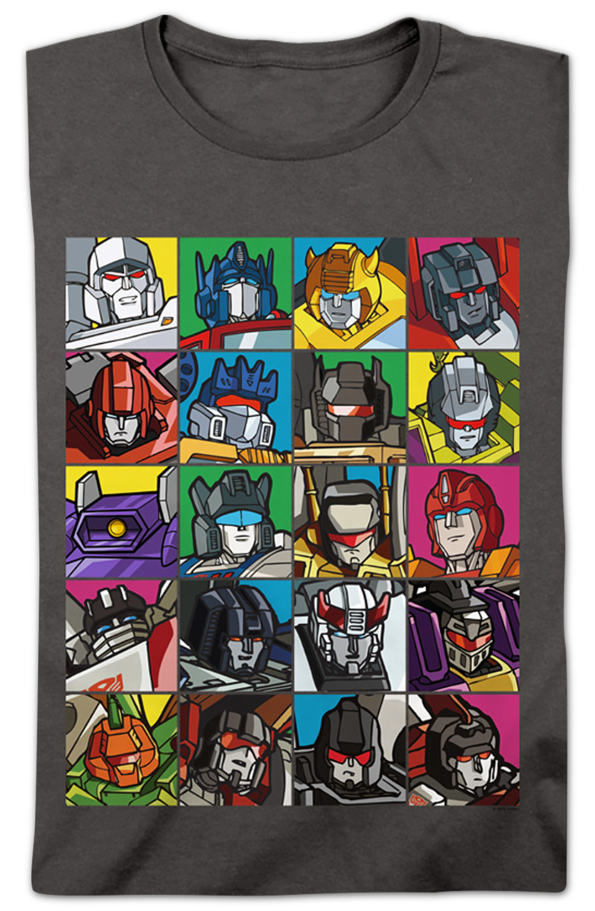 Womens Robot Collage Transformers Shirt product image 2