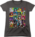Womens Robot Collage Transformers Shirt product image 1
