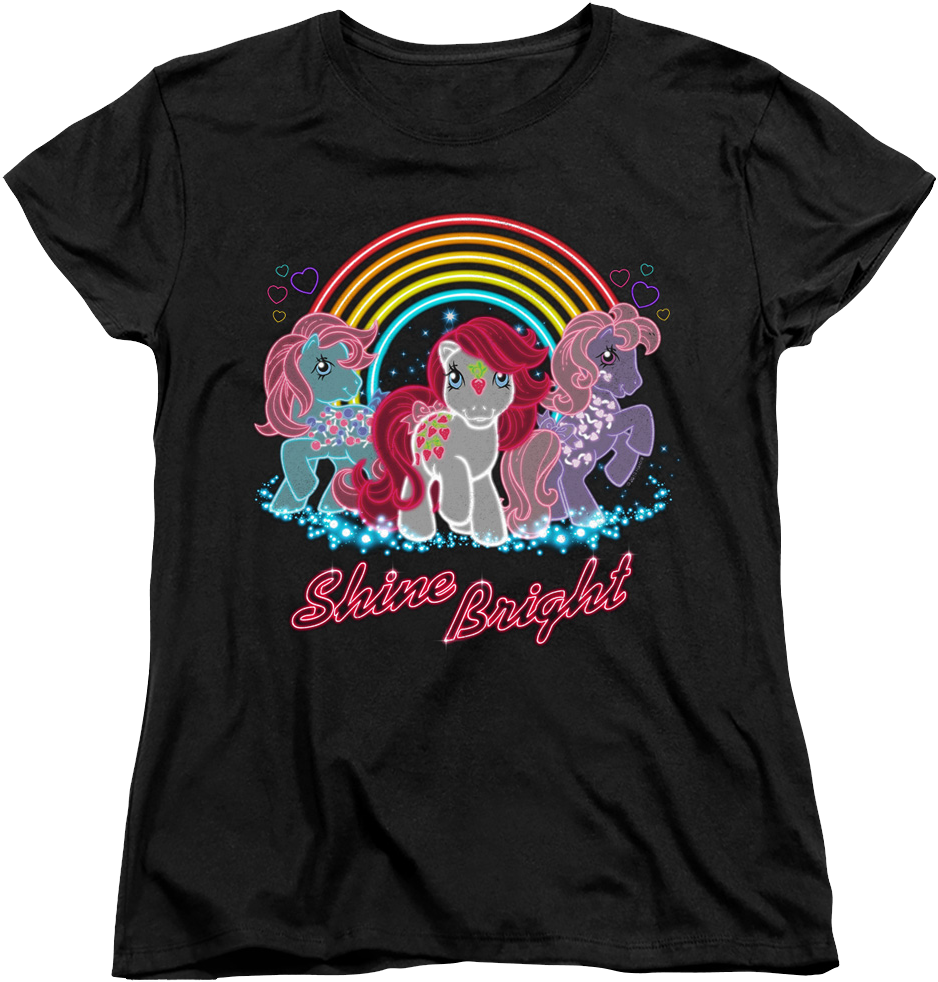 Womens Shine Bright My Little Pony Shirt product image 1