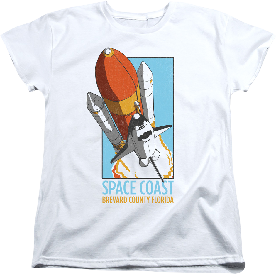 Womens Space Coast NASA Shirt product image 1