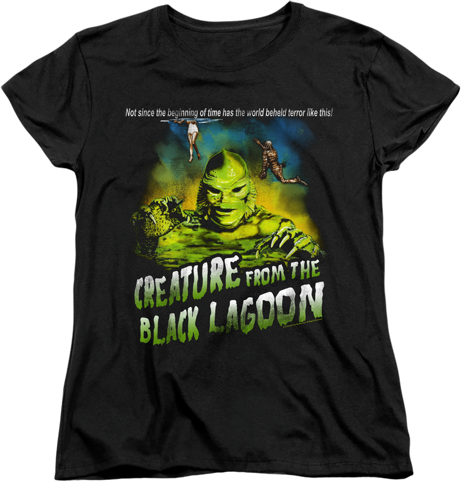 Womens Tagline Creature From The Black Lagoon Shirt product image 1
