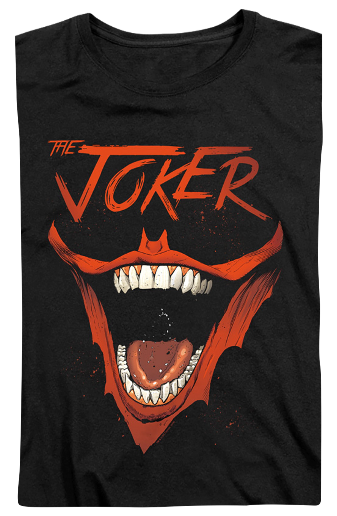Womens The Joker Bat-Shaped Smile DC Comics Shirt product image 2