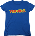 Womens Trouble Logo Hasbro Shirt product image 1