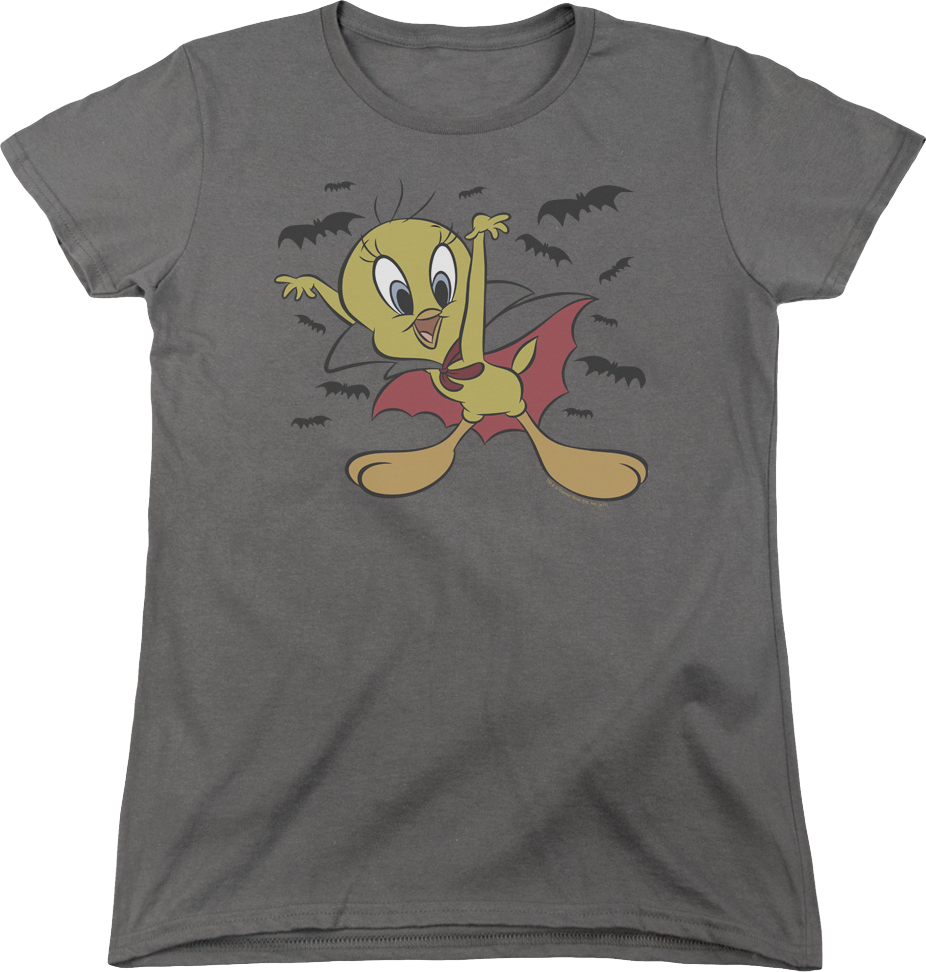 Womens Vampire Tweety Bird Looney Tunes Shirt product image 1