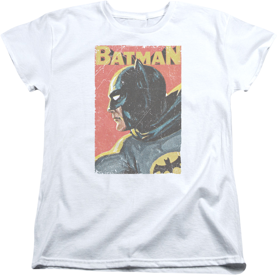 Womens Vintage Art Batman Shirt product image 1