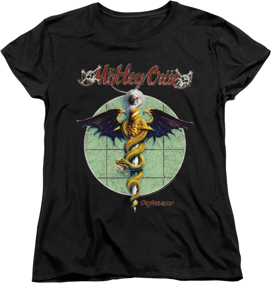 Womens Vintage Dr. Feelgood Motley Crue Shirt product image 1