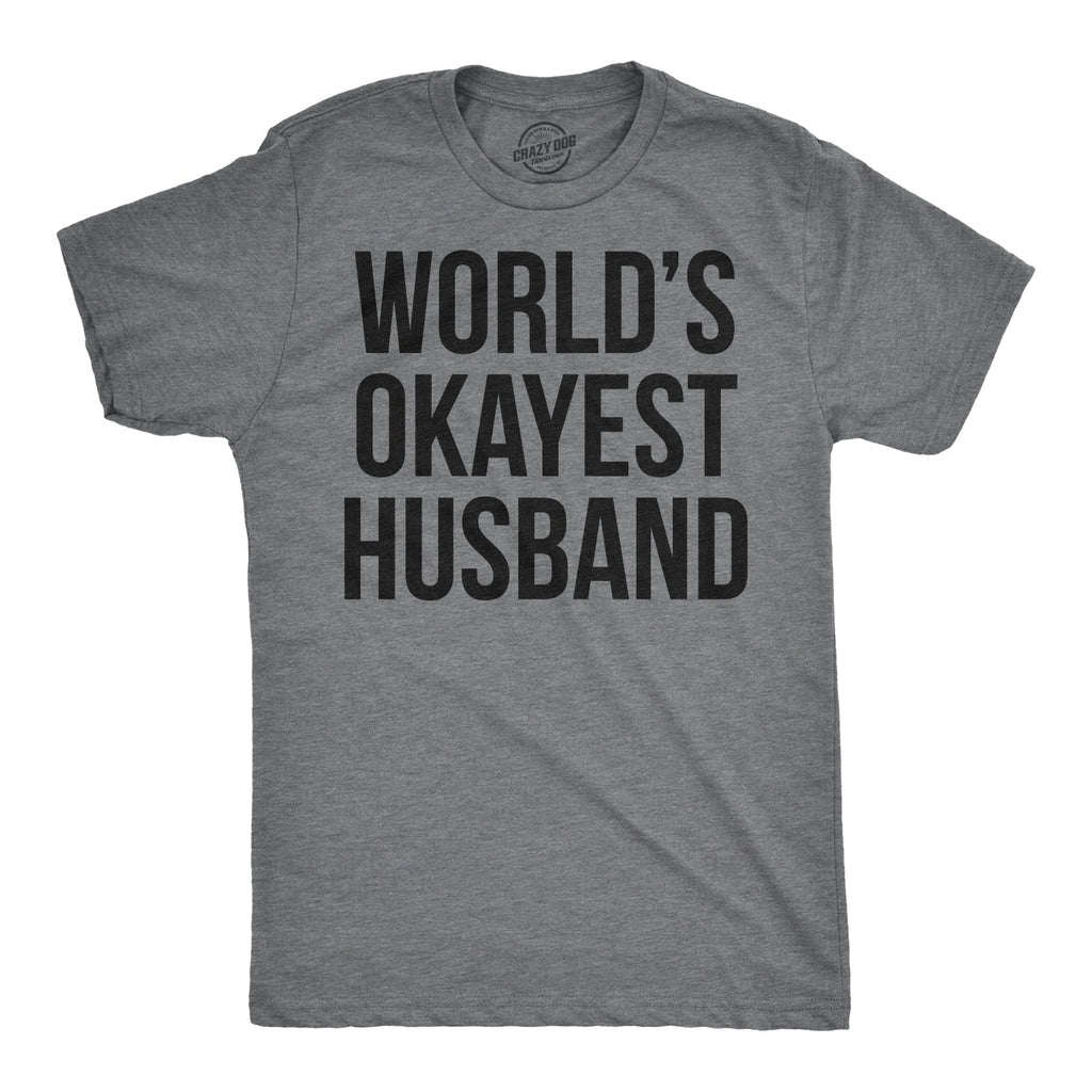 World's Okayest Husband Men's T Shirt product image 1