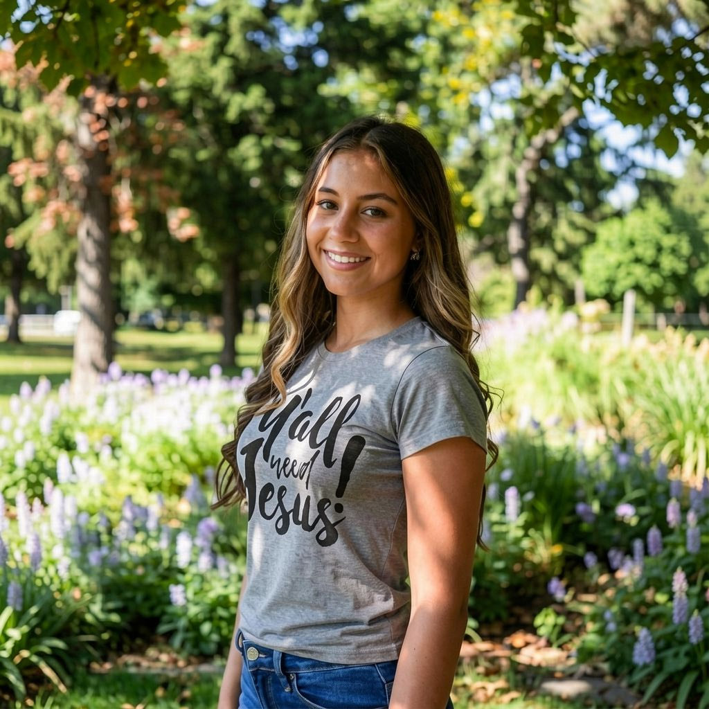 Y'all Need Jesus Women's T Shirt product image 5