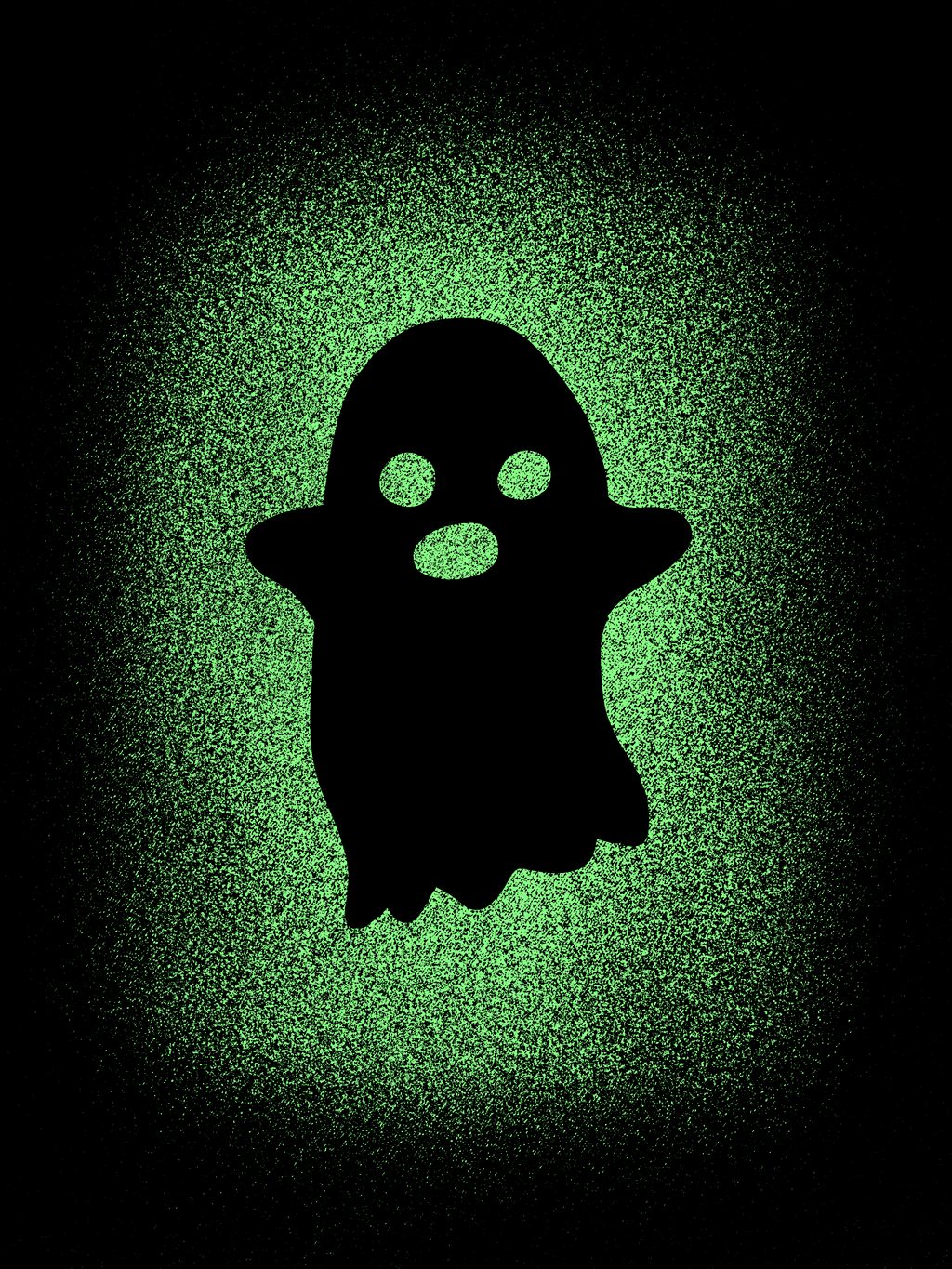 Glowing Ghost Youth T Shirt product image 4