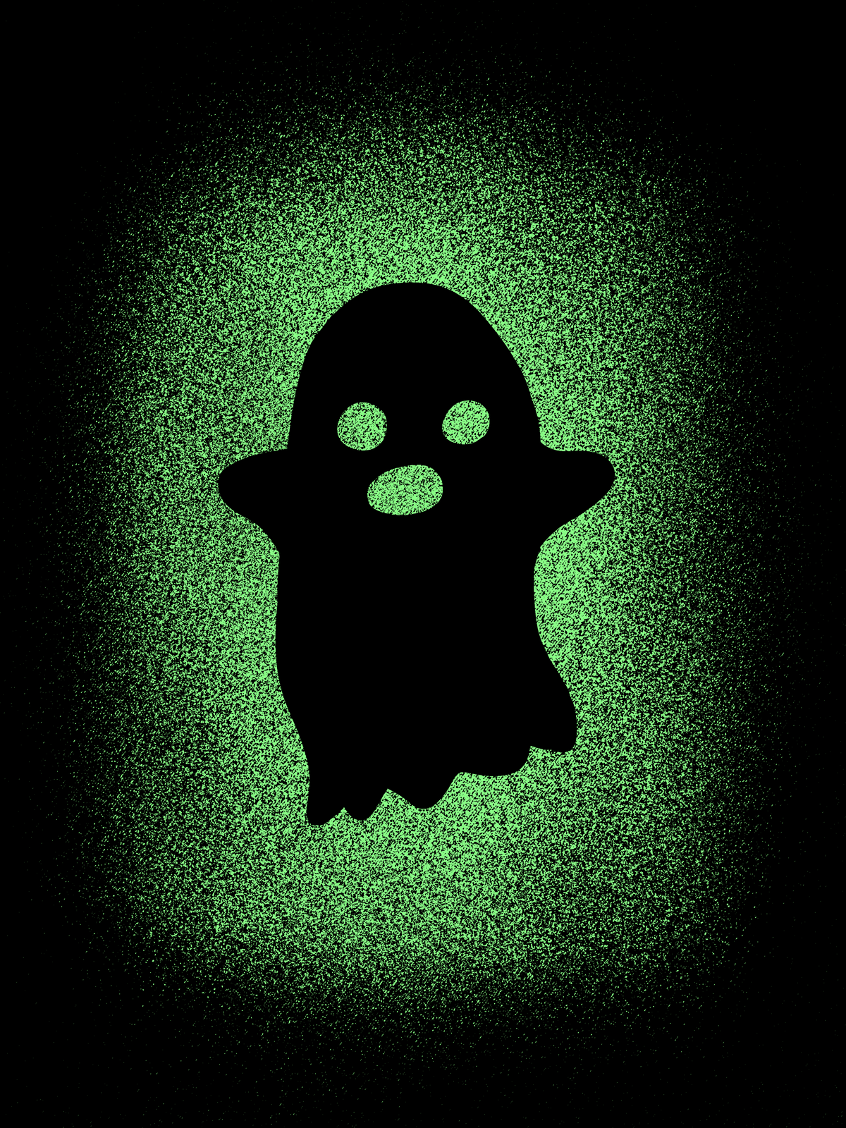Glowing Ghost Youth T Shirt product image 4