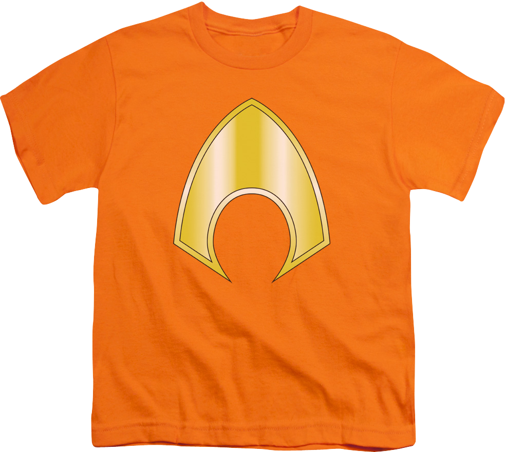 Youth Aquaman Logo DC Comics Shirt product image 1