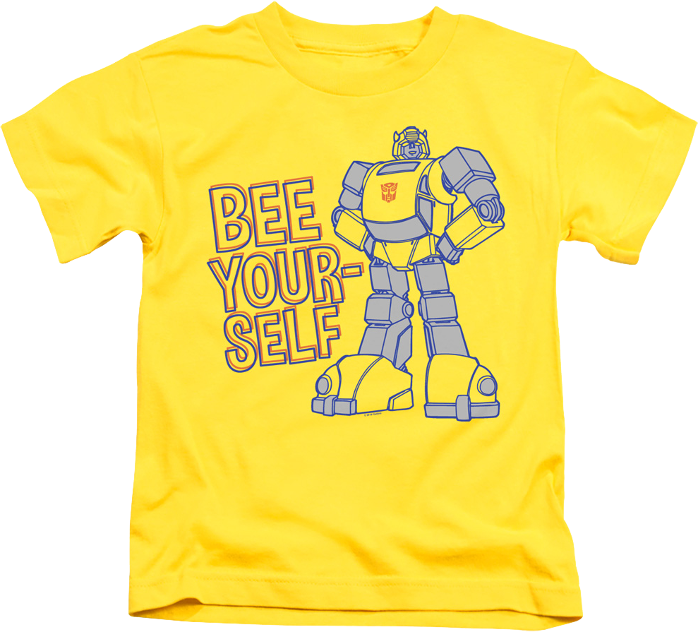 Youth Bee Yourself Bumblebee Transformers Shirt product image 1