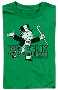 Youth Big Bank Takes Little Monopoly Shirt product image 1