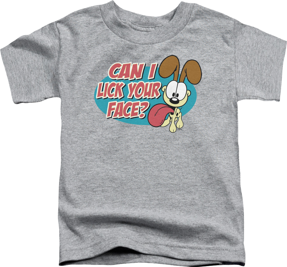 Youth Can I Lick Your Face Garfield Shirt product image 1