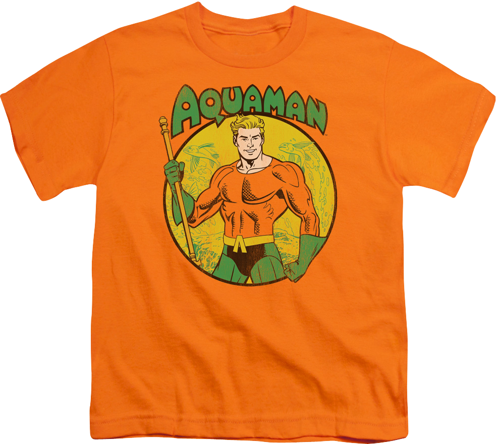 Youth Circle Aquaman Shirt product image 1