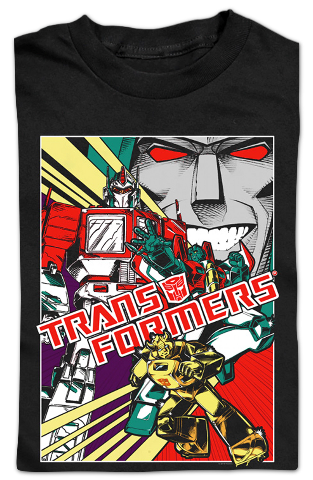 Youth Comic Poster Transformers Shirt
