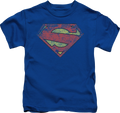 Youth Distressed Logo Superman Shirt product image 1