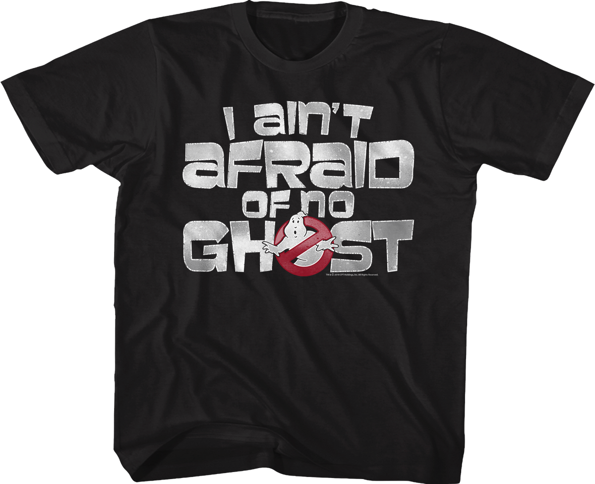 Youth Ghostbusters I Ain't Afraid Of No Ghost Shirt product image 1