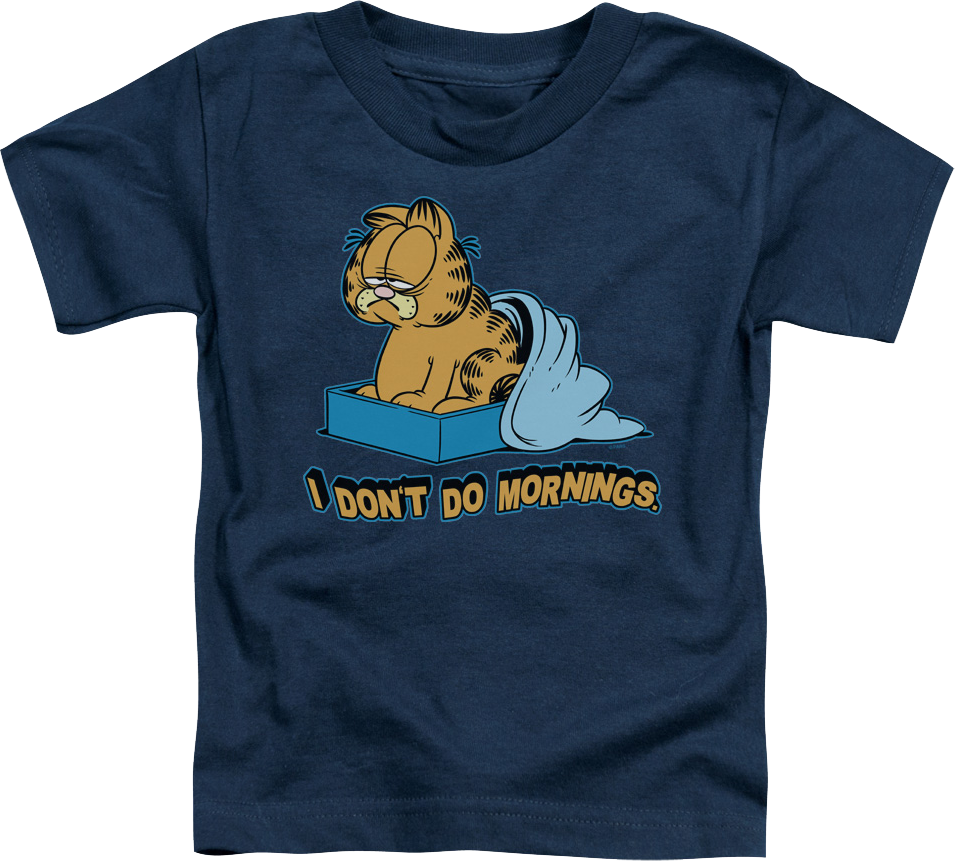 Youth I Don't Do Mornings Garfield Shirt product image 1