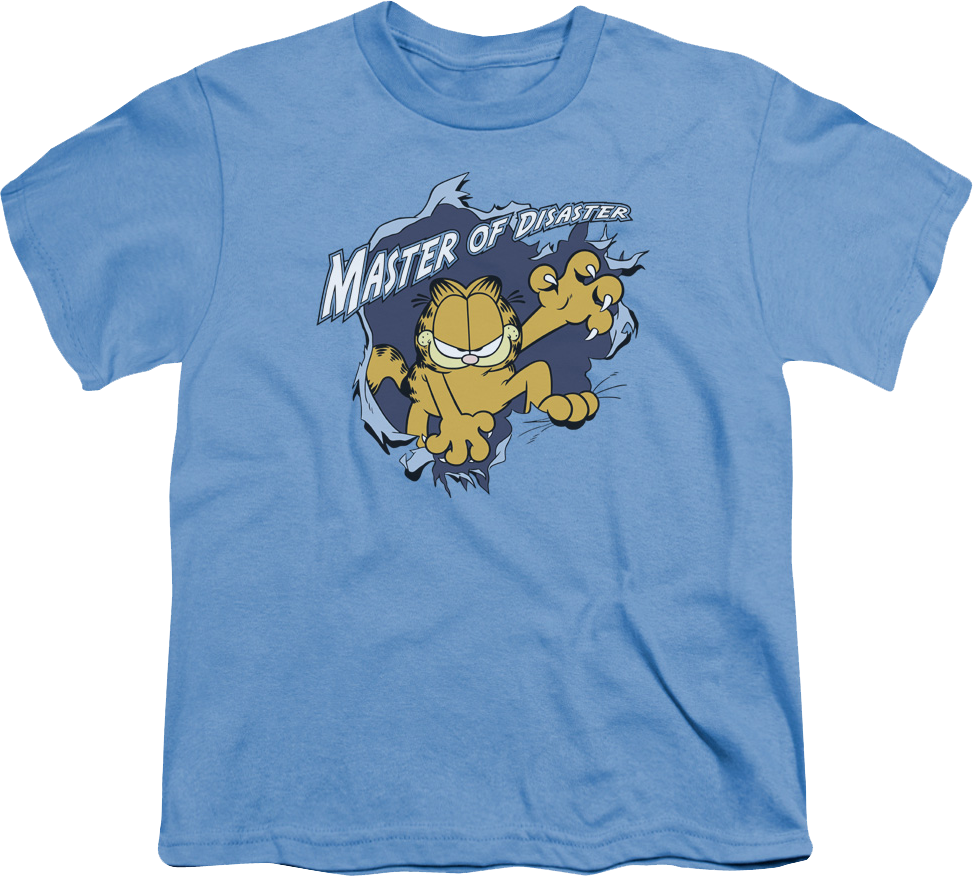 Youth Master Of Disaster Garfield Shirt product image 1