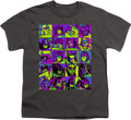 Youth Neon Pop Art Robot Collage Transformers Shirt product image 1