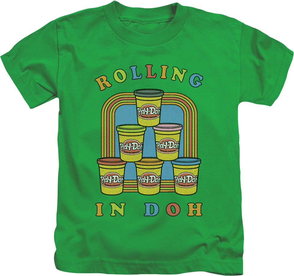 Youth Rolling In Doh Play-Doh Shirt product image 1